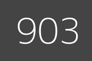 Prefijo especial: 903 Tarificación especial: 903