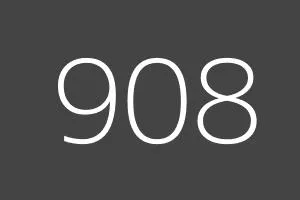 Prefijo especial: 908 Tarificación especial: 908