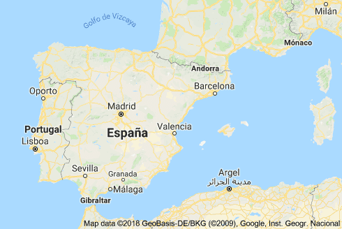 mapa de espana